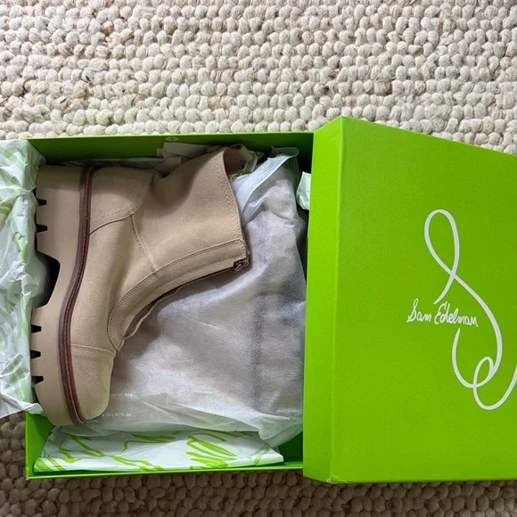 Sam Edelman Tan Ankle Boots - Picture 2 of 5